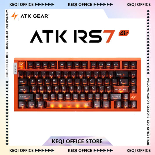 ATK RS7 Air Magnetic Switch Gaming Keyboard Wired 0.001mm 8k E-sports Mouse Ergonomics Custom PC Accessory Mechanical Keyboard
