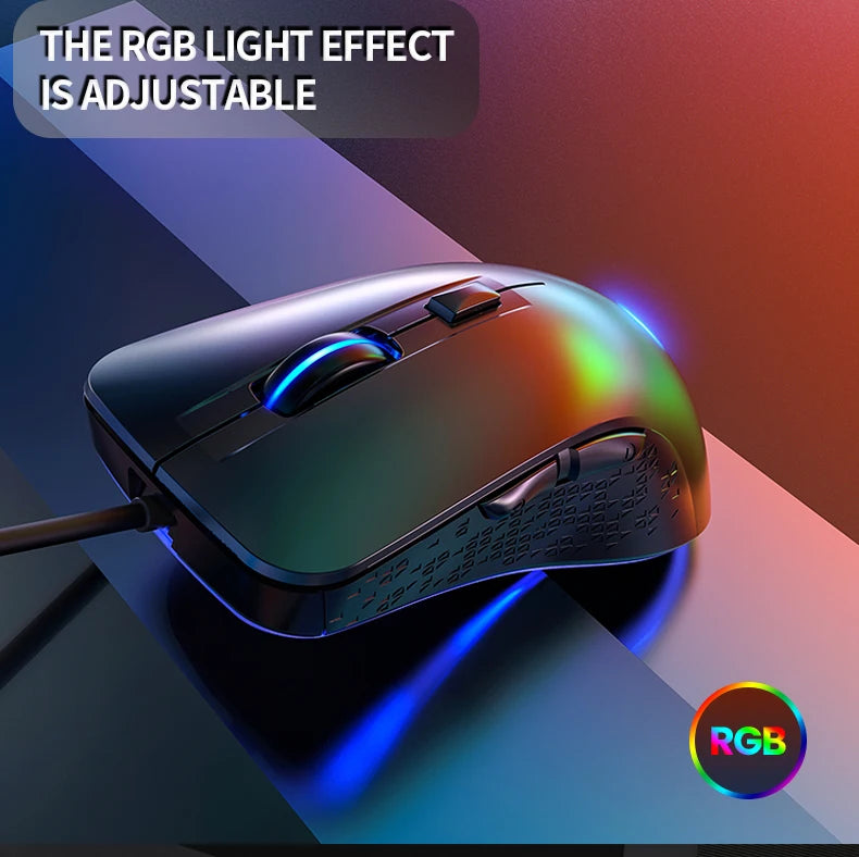 Wired Gaming Mouse, Ergonomic, for Office, Laptop, Desktop, PC,eSports, Comfortable, Versatile