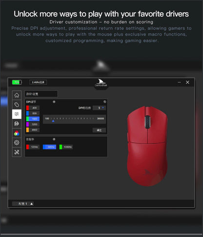Darmoshark M3 PRO MAX Wireless Gaming Mouse Tri Mode PAW3950 30000DPI Ergonomic Optical Mice For Computer Laptop PC Gamer 4K 8K