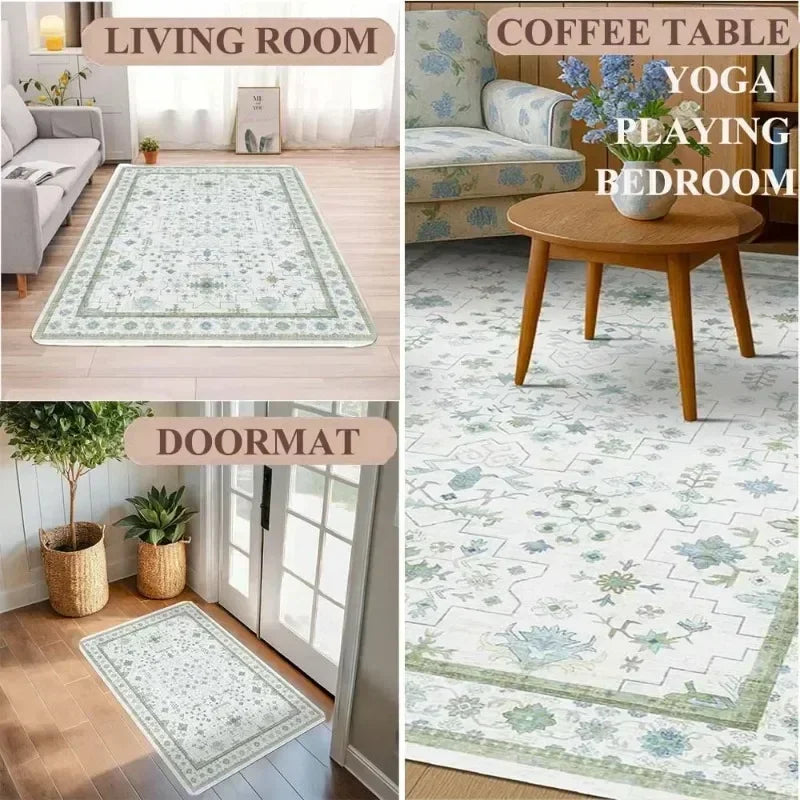 Gaming Rug for Boys Room Gamer Rug with Controller Design Carpet for Game Room Bedroom Decor Non-slip Machine Washab Mat