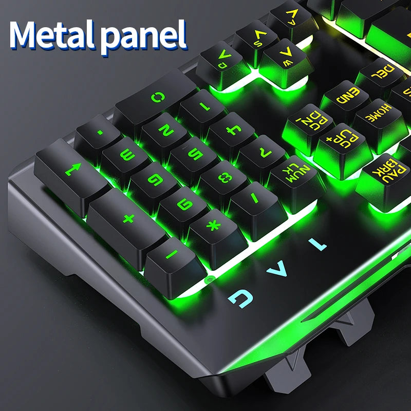 3 In1 RGB Gamer Keyboard Gaming Keyboard and Mouse Headphone Gamer Kit Backlit USB Wired Computer KeyboardFor Pc Laptop Teclado