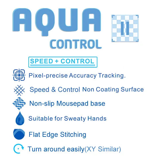 X-Raypad X Huclan Aqua Control II Crimson Blade / Azure Blade Gaming Mouse Pads 900x400x4mm XXL AC2 Mousepad Valorant FPS Gamer