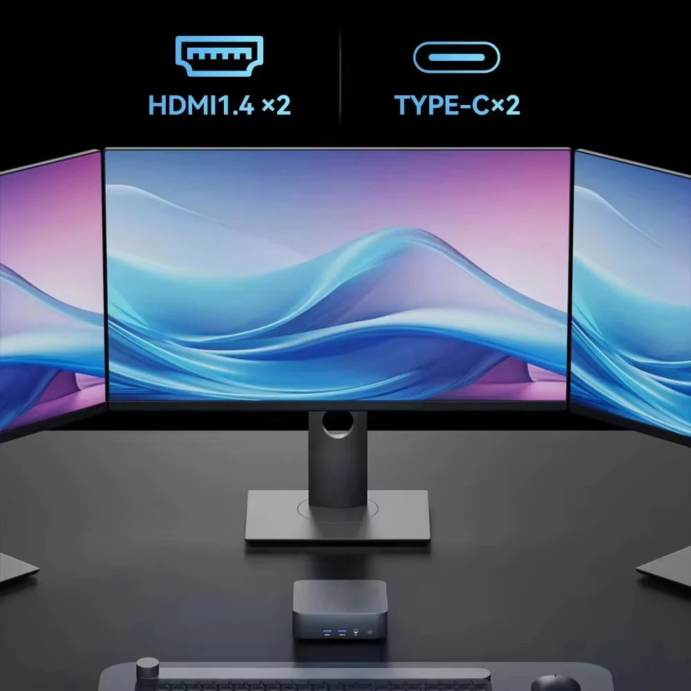 2026 Portable Mini PC Gamer Windows 11 Intel Core i9-10980HK Gaming PC 16/32GB RAM 1TB SSD WiFi 6 BT5.2 60Hz Desktop Pc Computer
