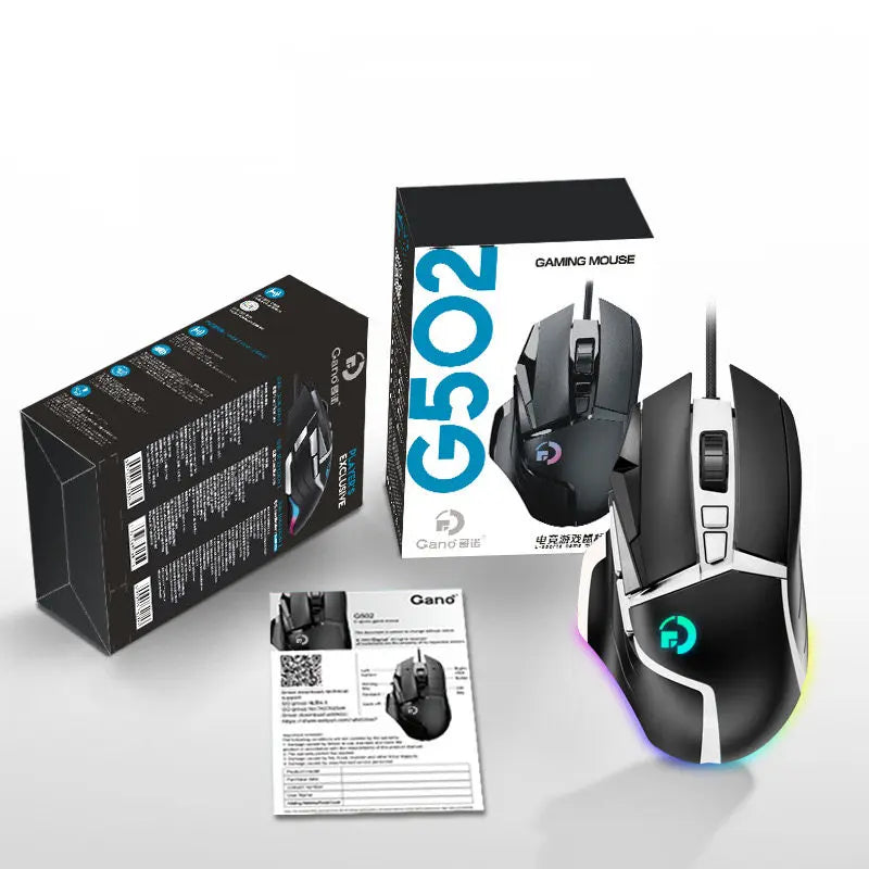 Wireless G502X Gaming Mouse, Ergonomic USB Rechargeable Bluetooth Mouse, Optical Sensor Programmable Mice with Wired Mode O