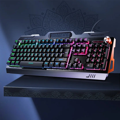 3 In1 RGB Gamer Keyboard Gaming Keyboard and Mouse Headphone Gamer Kit Backlit USB Wired Computer KeyboardFor Pc Laptop Teclado