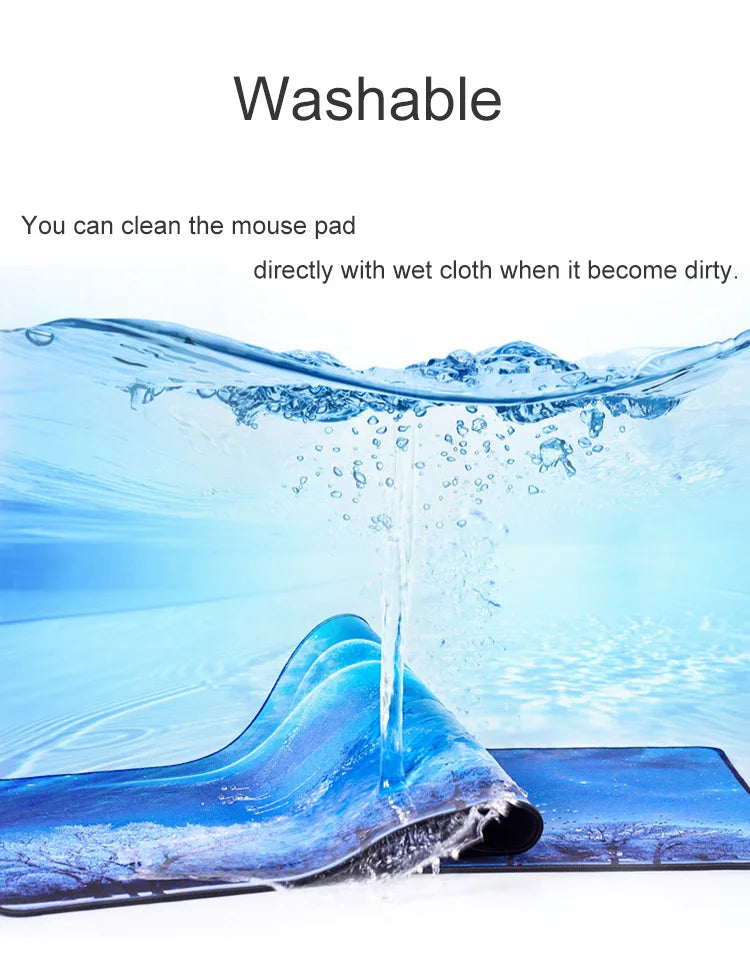 Big Gaming Mouse Pad XXL Office Gaming Mats Sakura Mousepad Rubber Keyboard Pads Gaming Setup Accessories Mouse Mat 900x400mm