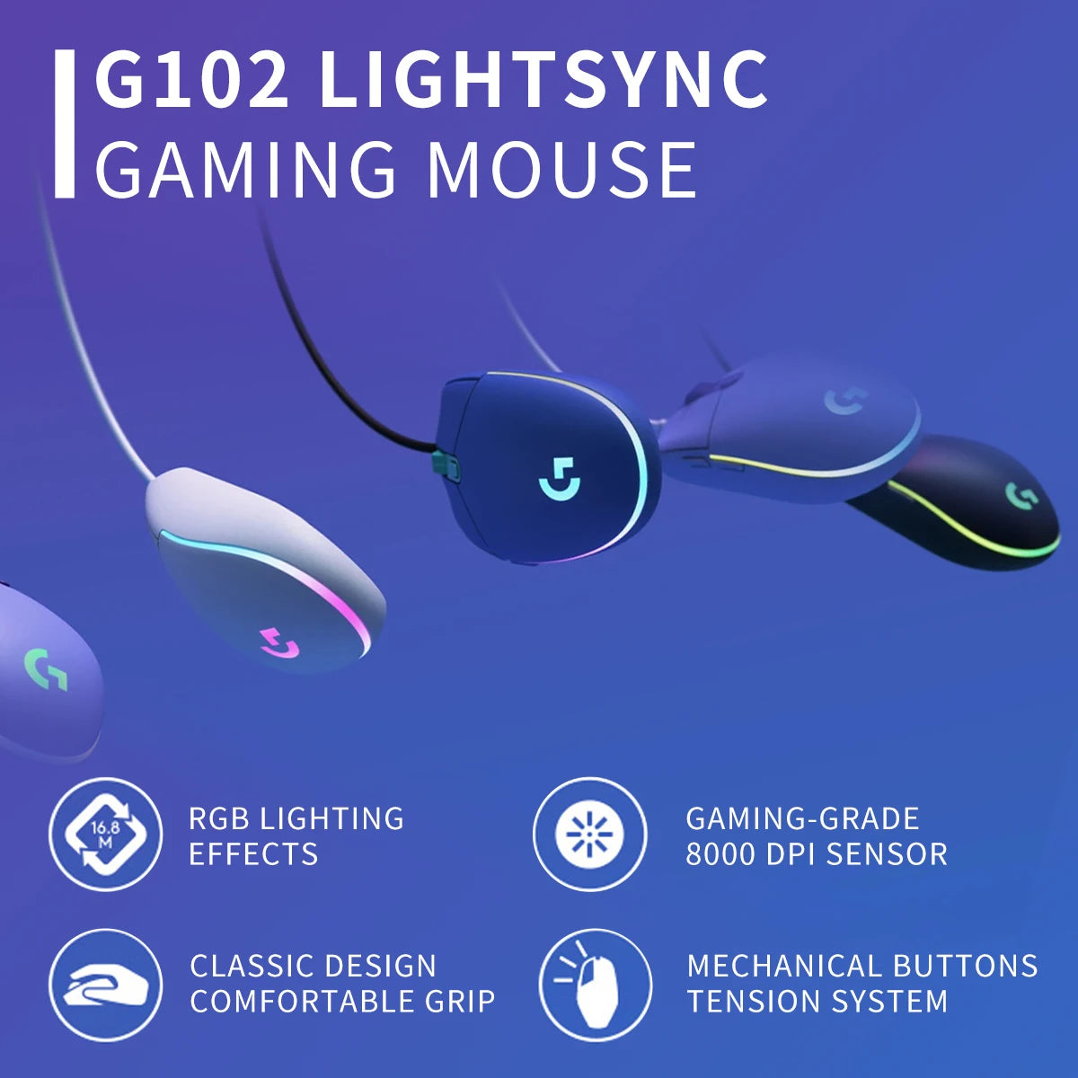 Logitech G102: Built to Withstand Marathon Gaming