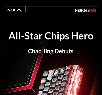 Aula Hero68 Air Magnetic Switch Keyboard 3Mode Wireless Bluetooth Mechanical Keyboards 0.125ms Low Delay Gaming Keyboard For FPS