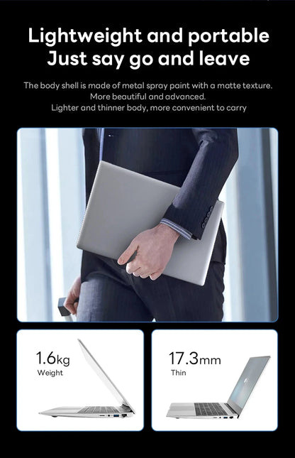2026 New Core i9 10980HK Laptops Windows 11 14.1'' Portable Gaming Laptop Computer 16GB RAM 1/2TB SSD Office Gaming PC Notebook