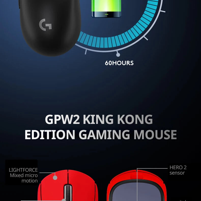 Logitech G PRO X SUPERLIGHT 2 SE Wireless Gaming Mouse, 60g Ultra-Light, HERO 2 44000 DPI Sensor, LIGHTSPEED Wireless,