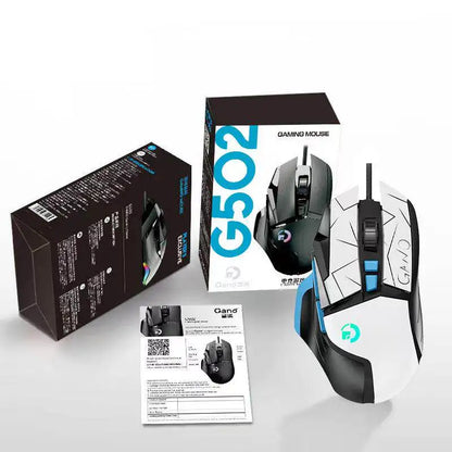 Wireless G502X Gaming Mouse, Ergonomic USB Rechargeable Bluetooth Mouse, Optical Sensor Programmable Mice with Wired Mode O