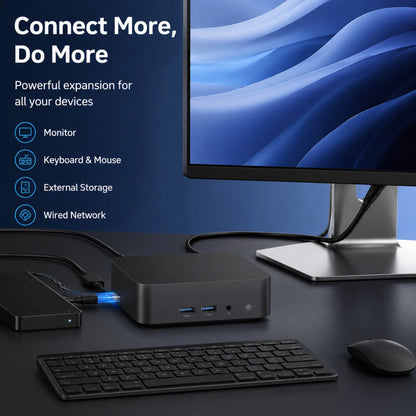 Mini PC Intel Core i9 10980HK N150 Computer Gaming PC 16GB 32GB RAM 1TB M.2 SSD Windows 11 Pro WiFi 6 BT5.2 UHD Gamer Desktop PC