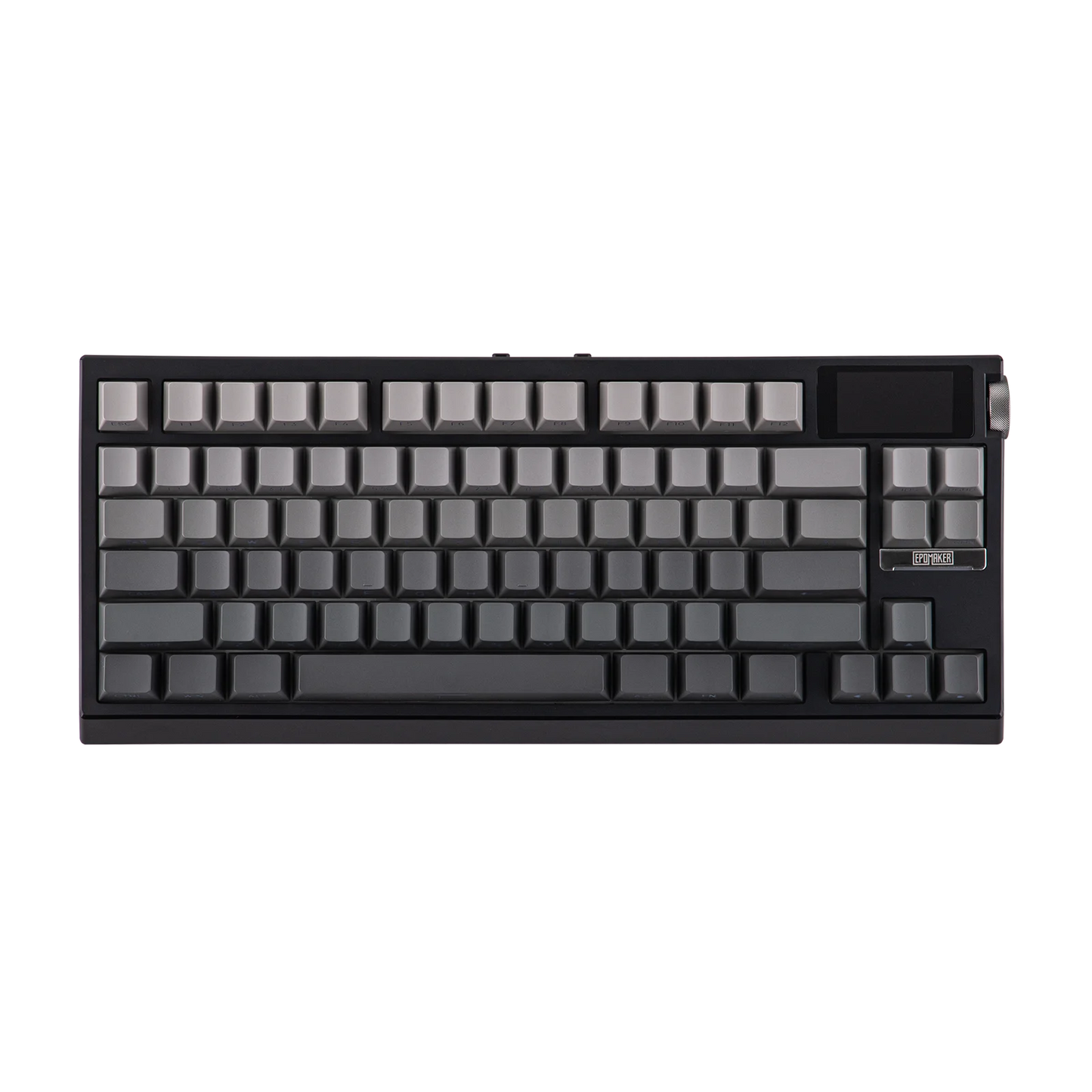 EPOMAKER G84 PRO 80% ANSI US QWERTY Layout Wired/Bluetooth/2.4Ghz Wireless Mechanical Gaming Keyboard Glass Screen & Metal Knob