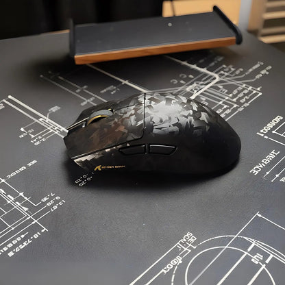 MAMBASNAKE X ATTACK SHARK X11ULTRA Tri‑Mode Wireless Gaming Mouse PAW3950MAX 42000 DPI Carbon Fiber 8000Hz 63g Ultralight For PC