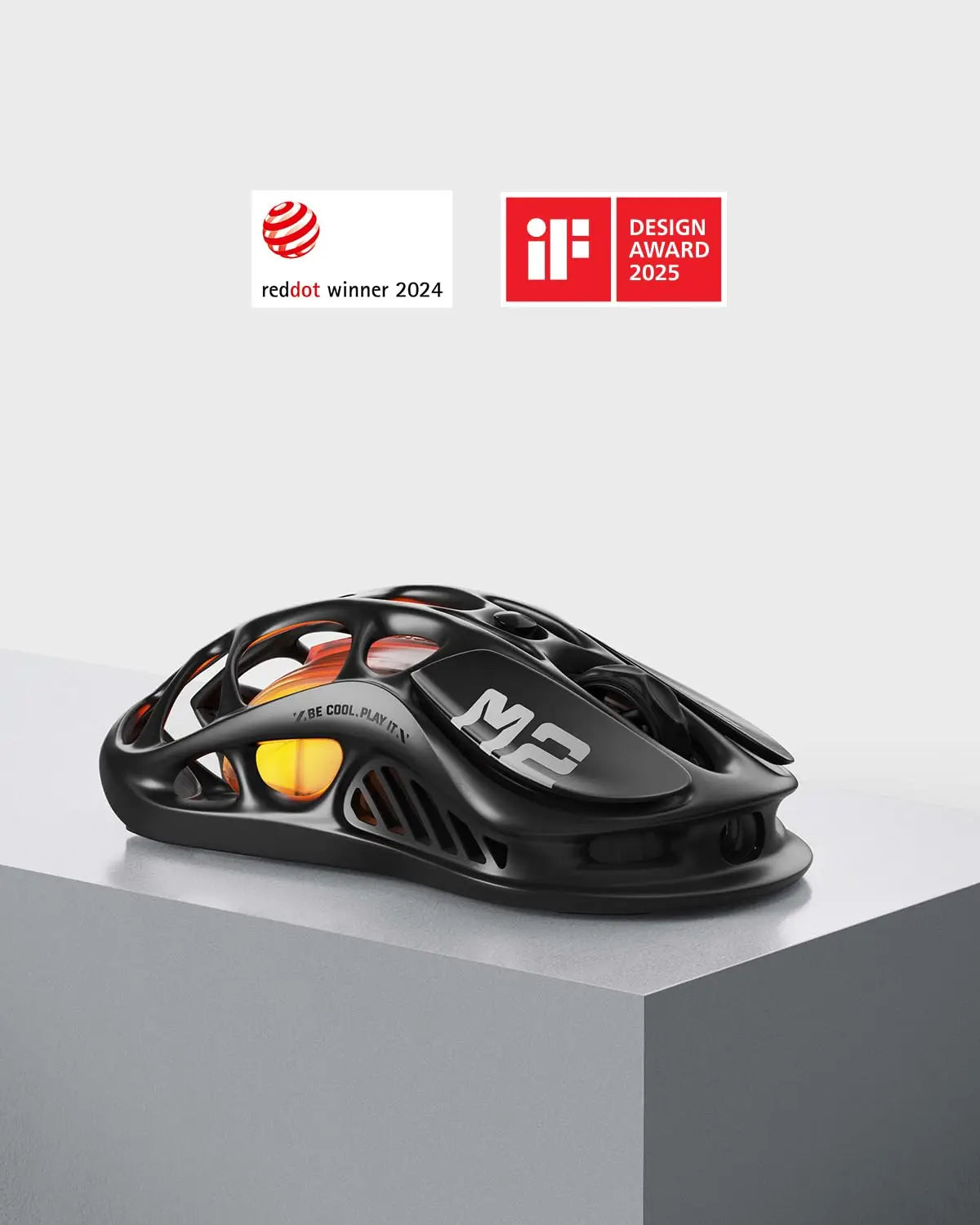 New GravaStar Mercury M2 Wireless Gaming Mouse, Lightweight Hollowed-Out Design, 5 Programmable DPI,26,000 DPI, PAW3395DM Sensor