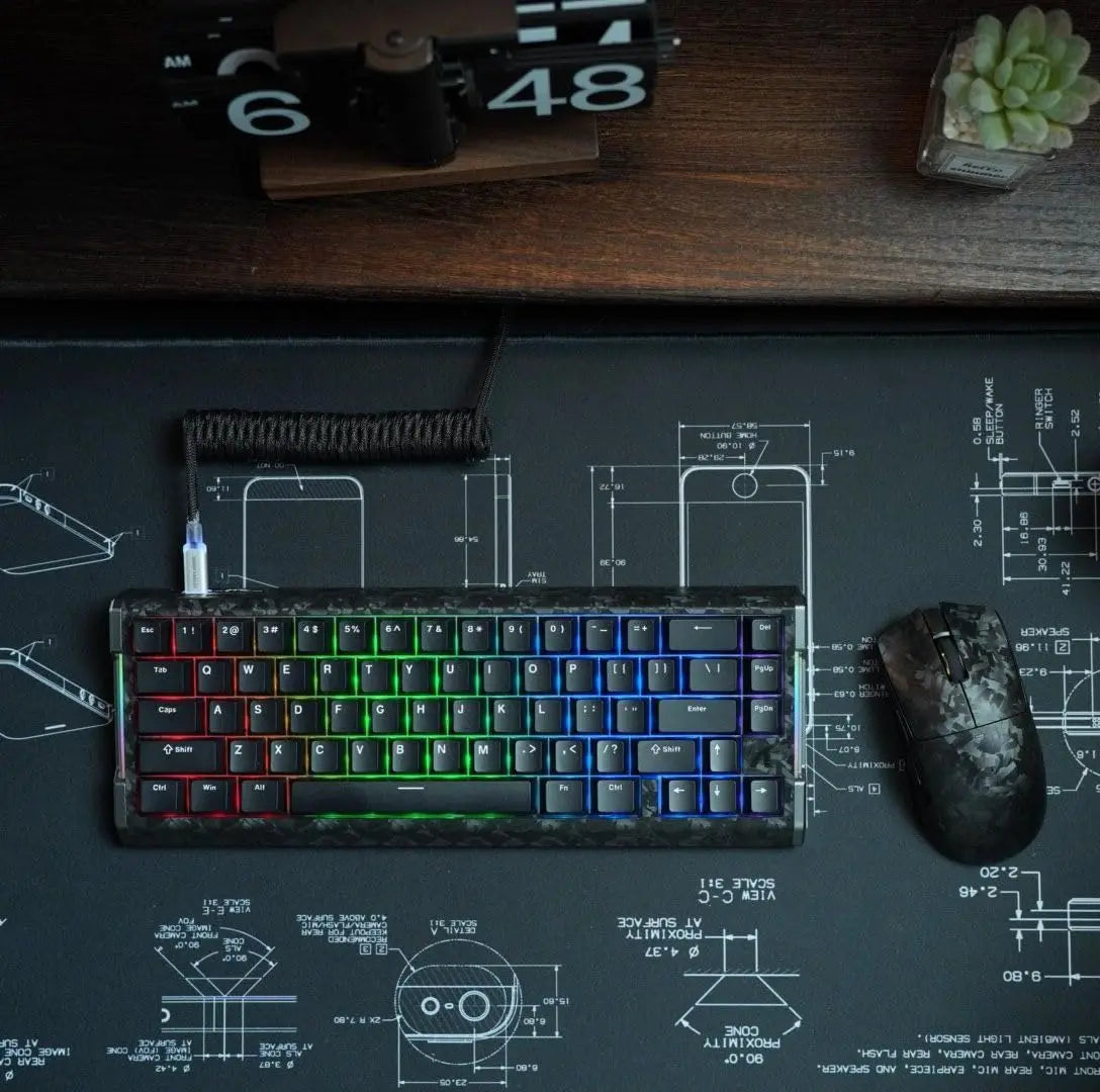 MAMBASNAKE X ATTACK SHARK X11ULTRA Tri‑Mode Wireless Gaming Mouse PAW3950MAX 42000 DPI Carbon Fiber 8000Hz 63g Ultralight For PC