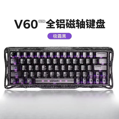 GravaStar V60 Pro Magnetic Switch Mechanical Keyboard Low Delay All-aluminum Custom Wired Gaming Keyboard PC Accessories Gifts