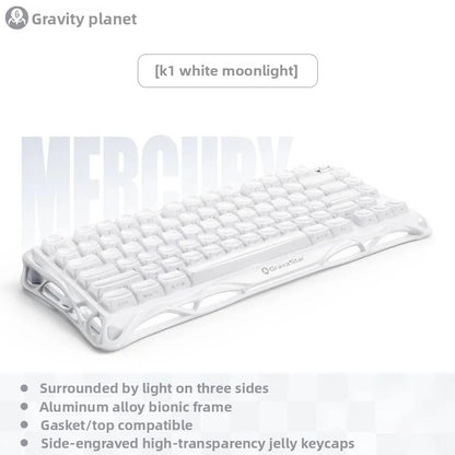 GravaStar K1 Lite E-sports Mechanical keyboard Hot-swap Tri-mode Gasket Gaming keyboard Long Batter Life For PC Gamer Gifts