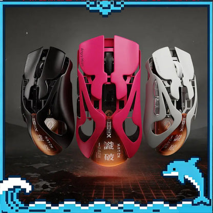 AngryMiao AM Infinity.97 Mouse Tri-mode 47g Ultra Lightweight Magnesium Alloy 8K Anti-jamming 1.2s Magnetic Charge Gaming Mouse