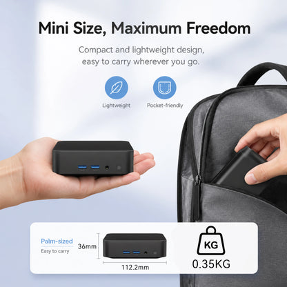 Mini PC Intel Core i9 10980HK N150 Computer Gaming PC 16GB 32GB RAM 1TB M.2 SSD Windows 11 Pro WiFi 6 BT5.2 UHD Gamer Desktop PC