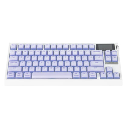 EPOMAKER G84 PRO 80% ANSI US QWERTY Layout Wired/Bluetooth/2.4Ghz Wireless Mechanical Gaming Keyboard Glass Screen & Metal Knob