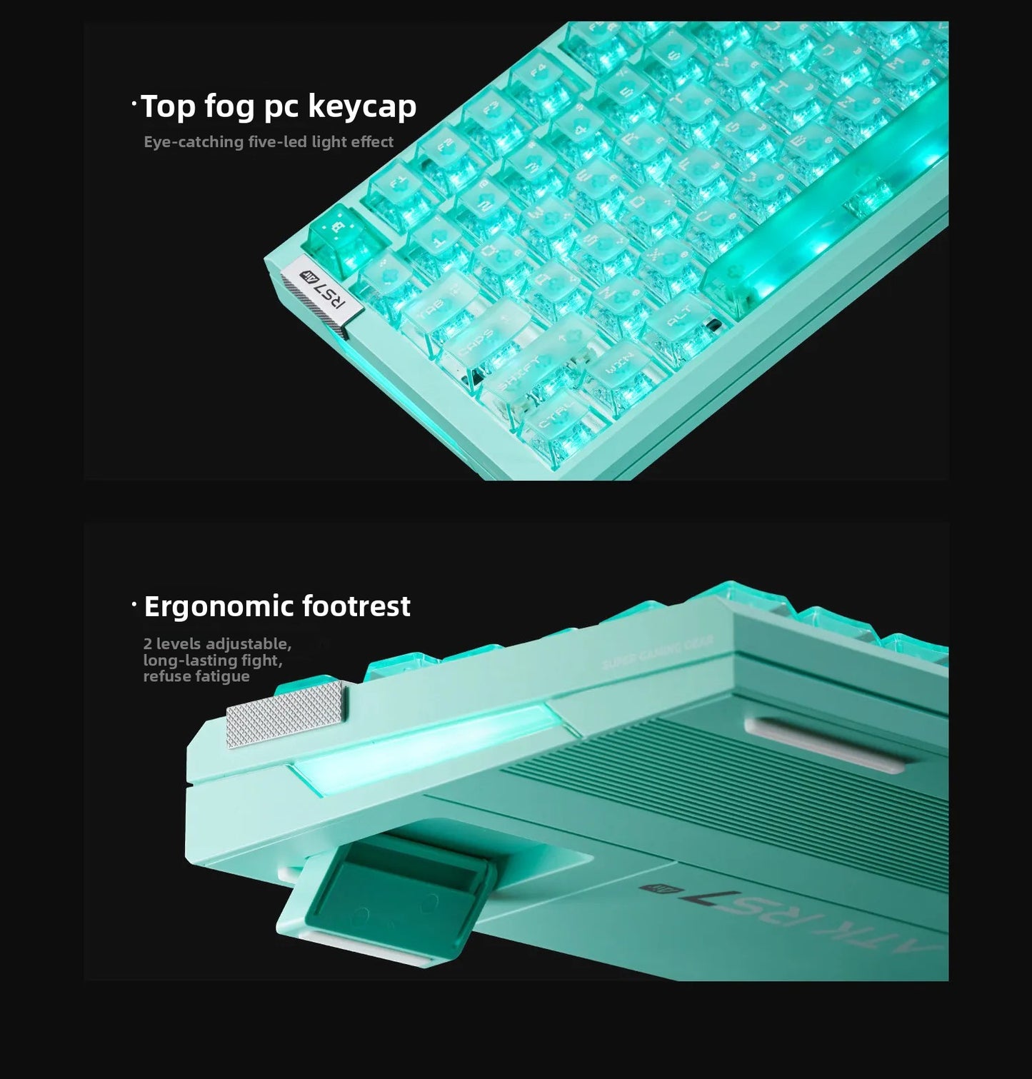 ATK RS7 Air Magnetic Switch Gaming Keyboard Wired 0.001mm 8k E-sports Mouse Ergonomics Custom PC Accessory Mechanical Keyboard