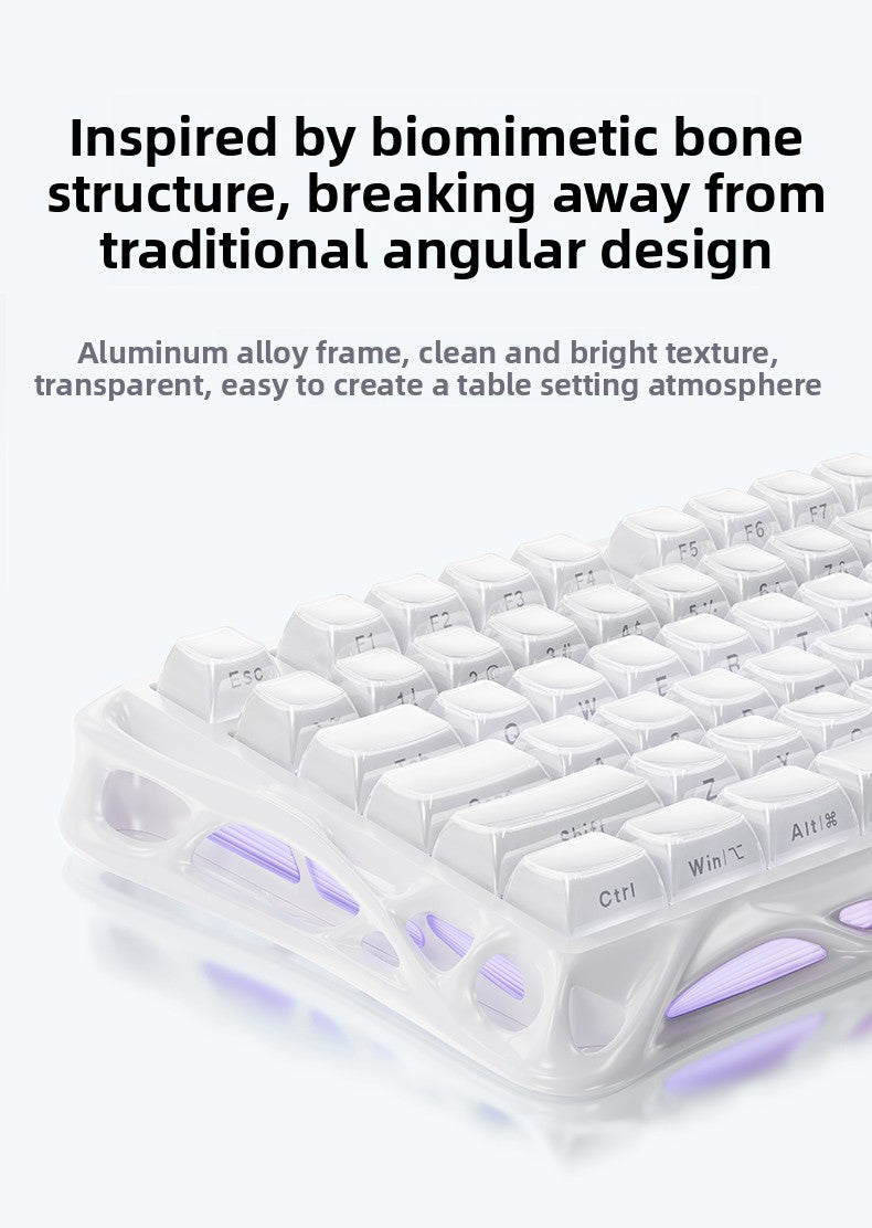 GravaStar K1 Lite E-sports Mechanical keyboard Hot-swap Tri-mode Gasket Gaming keyboard Long Batter Life For PC Gamer Gifts