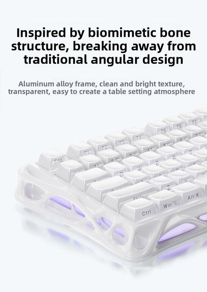 GravaStar K1 Lite E-sports Mechanical keyboard Hot-swap Tri-mode Gasket Gaming keyboard Long Batter Life For PC Gamer Gifts