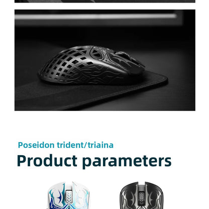 Waizowl TRIAINA Wireless Gaming Mouse Paw3950 Lightweight Ergonomic E-sports Mice Fast Charging Long Battery Life Customized PC
