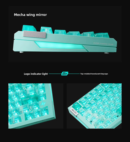 ATK RS7 Air Magnetic Switch Gaming Keyboard Wired 0.001mm 8k E-sports Mouse Ergonomics Custom PC Accessory Mechanical Keyboard