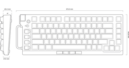 NuPhy Field75 HE V2 Magnetic Switch Gaming Keyboard Magnetic Jade Switch RGB Hot-Swap Mechanical Keyboard Gaming Hot Swappable