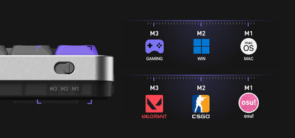 NuPhy Air75 HE Magnetic Switch Keyboard Wired 8KHz Rapid Trigger 0.01mm Accuracy Esports Gamer PC Gaming Keyboard Gifts