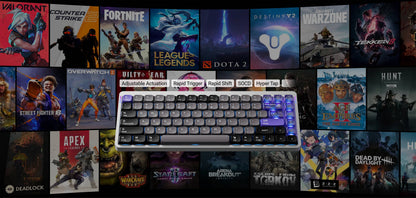 NuPhy Air75 HE Magnetic Switch Keyboard Wired 8KHz Rapid Trigger 0.01mm Accuracy Esports Gamer PC Gaming Keyboard Gifts