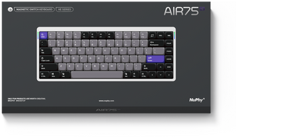 NuPhy Air75 HE Magnetic Switch Keyboard Wired 8KHz Rapid Trigger 0.01mm Accuracy Esports Gamer PC Gaming Keyboard Gifts