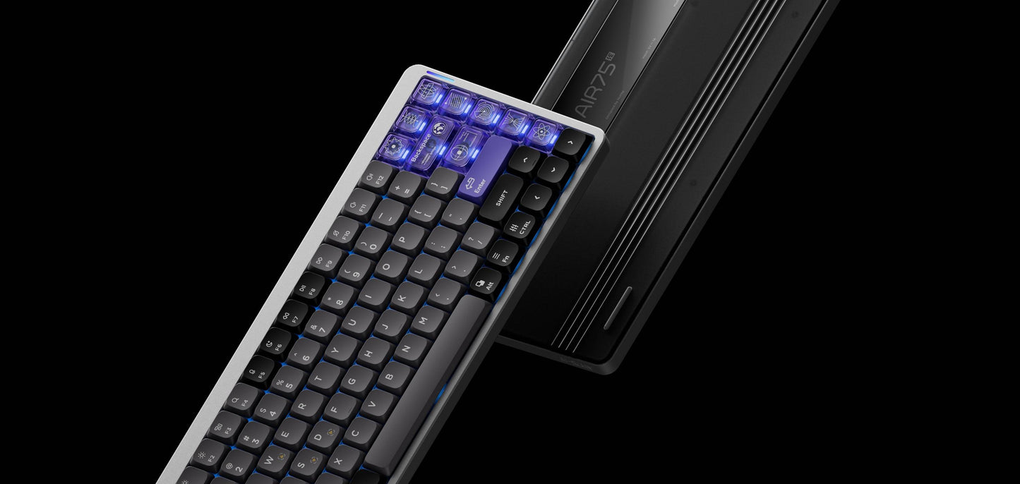 NuPhy Air75 HE Magnetic Switch Keyboard Wired 8KHz Rapid Trigger 0.01mm Accuracy Esports Gamer PC Gaming Keyboard Gifts